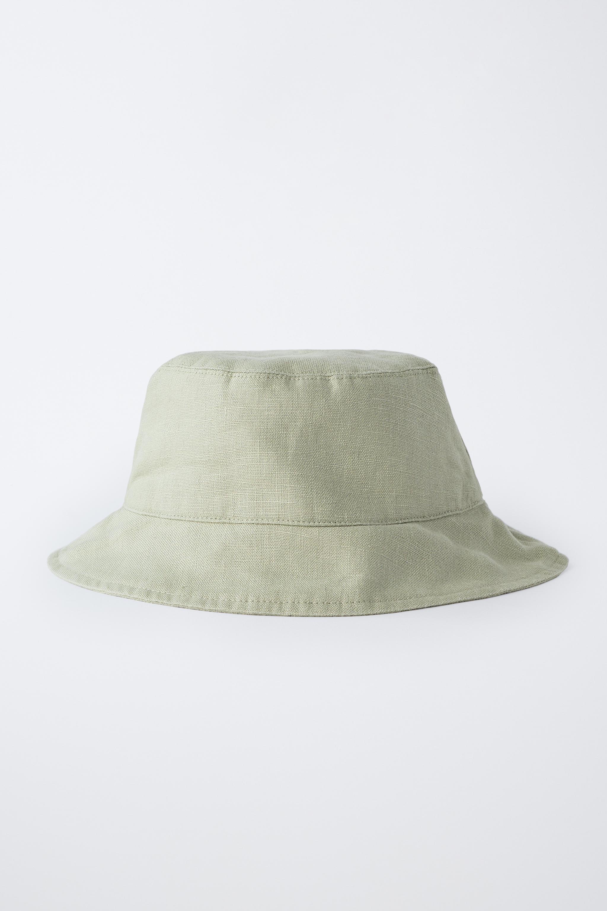 100% LINEN BUCKET HAT